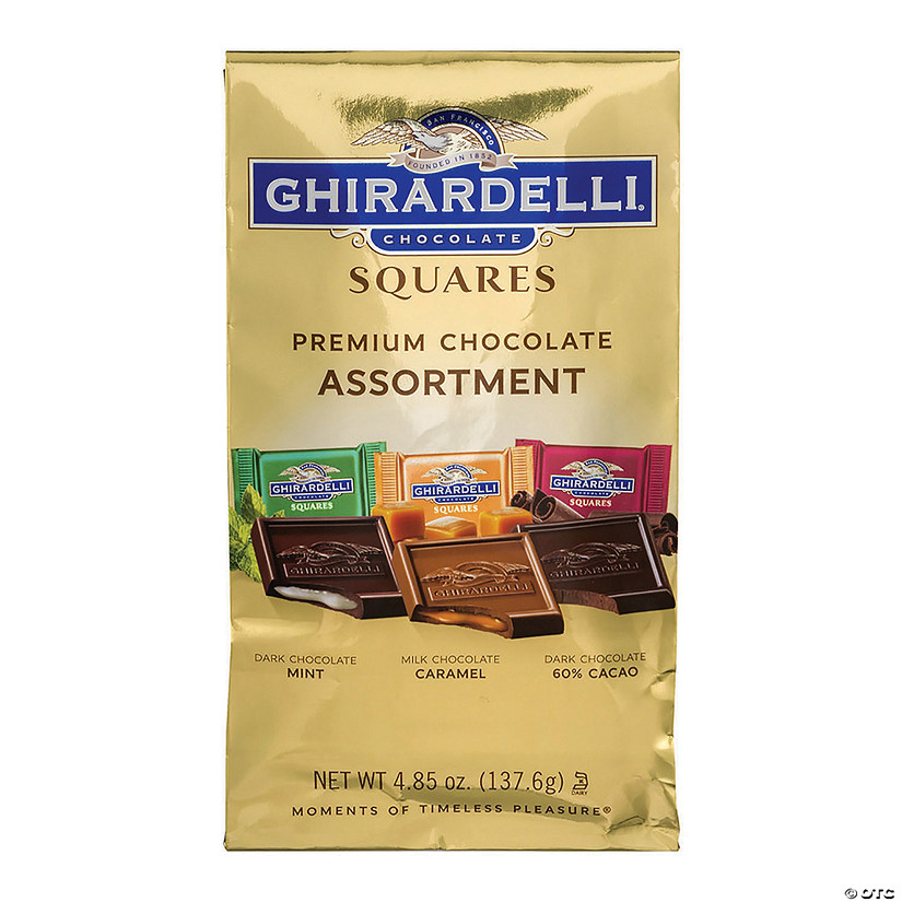Ghirardelli Chocolate Squares Premium Assortment, 4.85 oz, 3 Pack Image