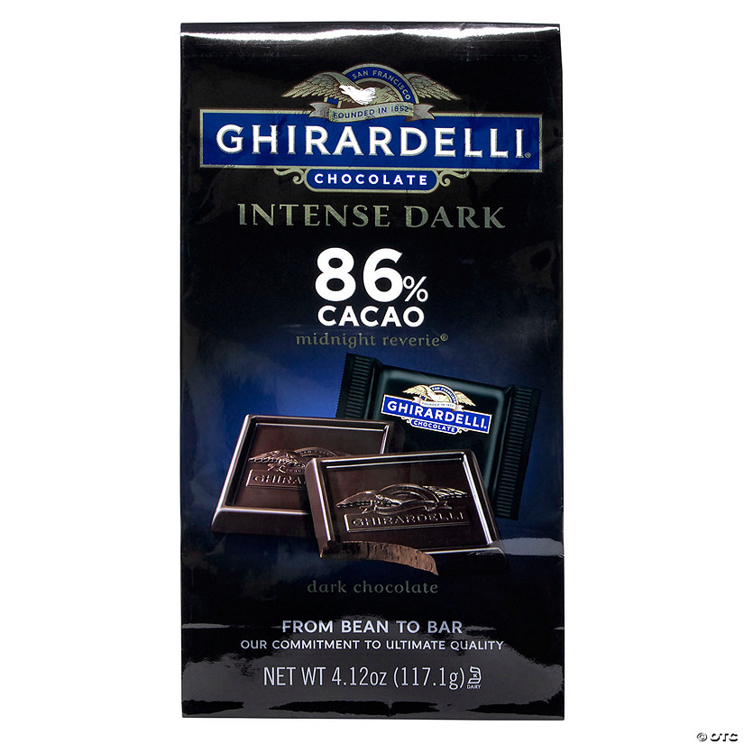Ghirardelli Intense Dark Midnight Reverie 86% Cacao Singles Bag, 4.12 oz, 3 Pack Image