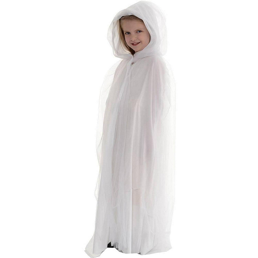 Ghost Child Costume Cape, White Image