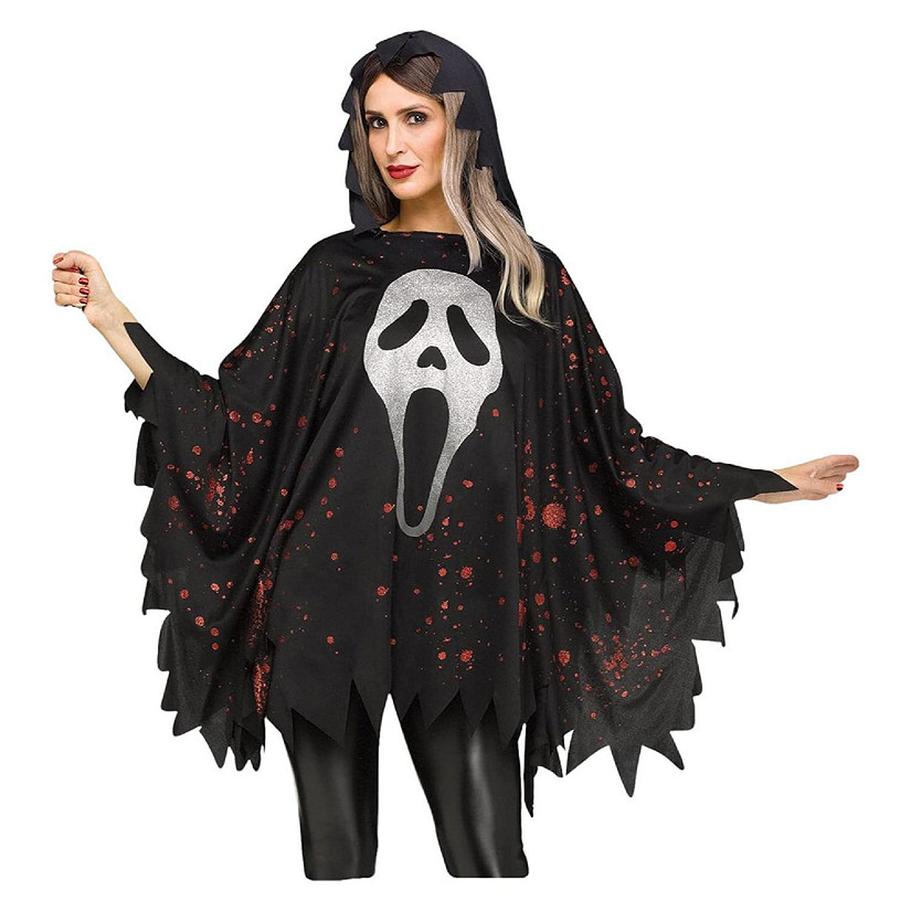 Ghost Face Adult Costume Poncho Image