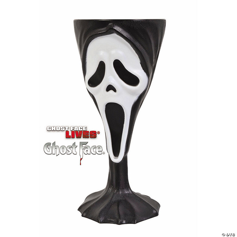 Ghost Face&amp;#174; Black &amp; White Goblet Image