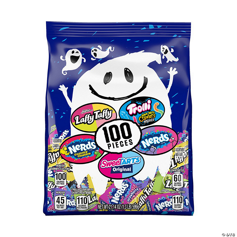 Ghost Goodies Halloween Candy Mix - 100 Pc. Image