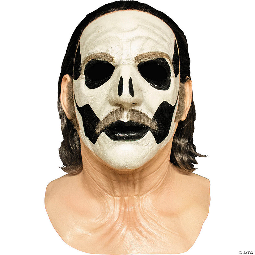 Ghost Papa IV Overhead Latex Mask with Hair - One Size Image