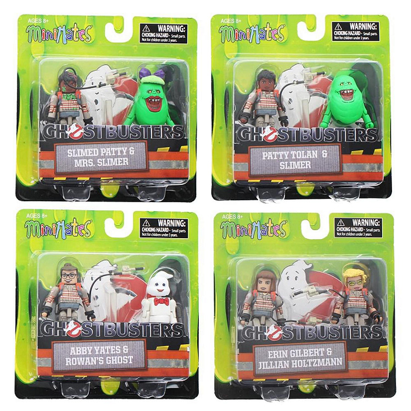 Ghostbusters 2016 Minimates 2-Pack: Set of 8 Image