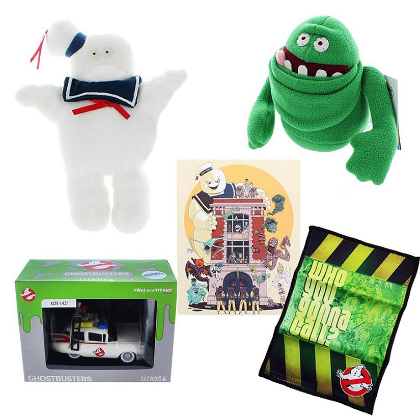 Ghostbusters 5 Pieces Gift Set with Vinyl Figure, Plush, Art Print and More Image