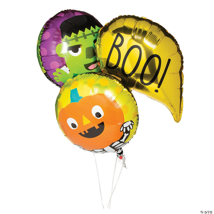Ghoul Gang 18" Mylar Balloons - 3 Pc. Image