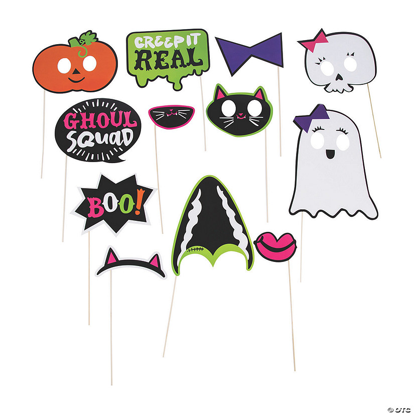 Ghoul Squad Photo Stick Props - 12 Pc. Image