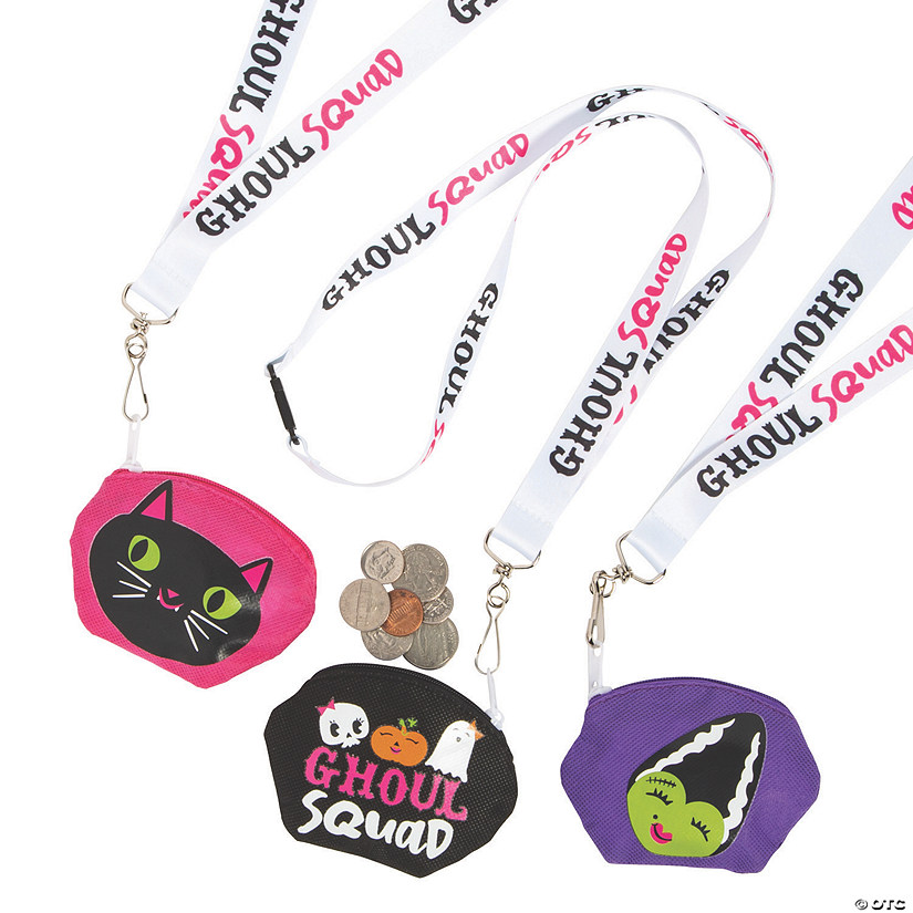 Ghouls Squad Breakaway Lanyards & Coin Purses - 6 Pc. Image