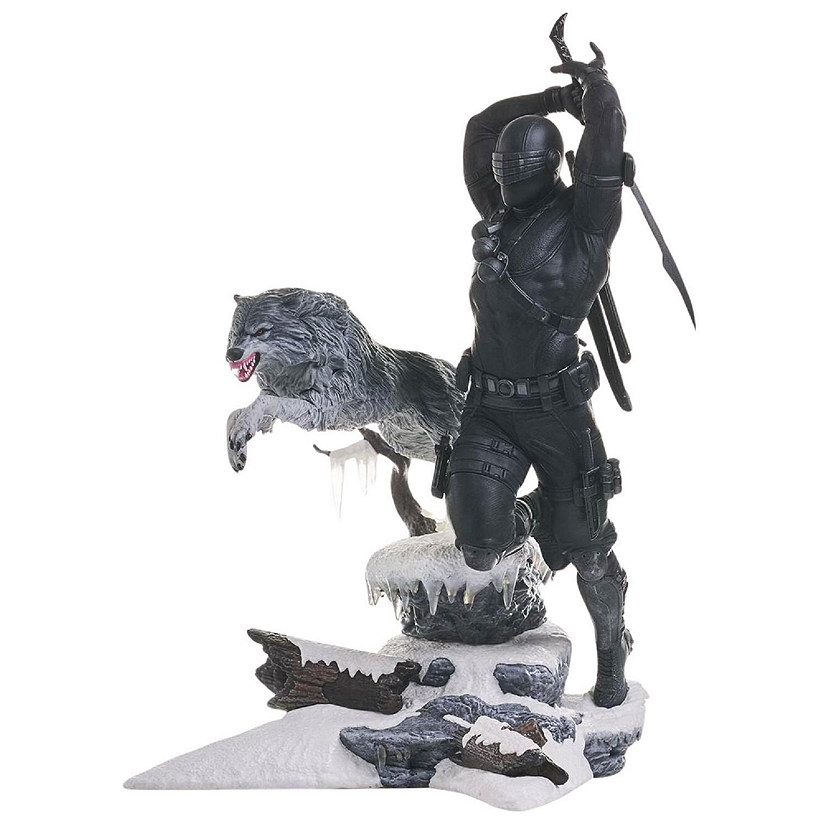 Gi Joe Gallery Snake Eyes 11 Inch PVC Statue Image