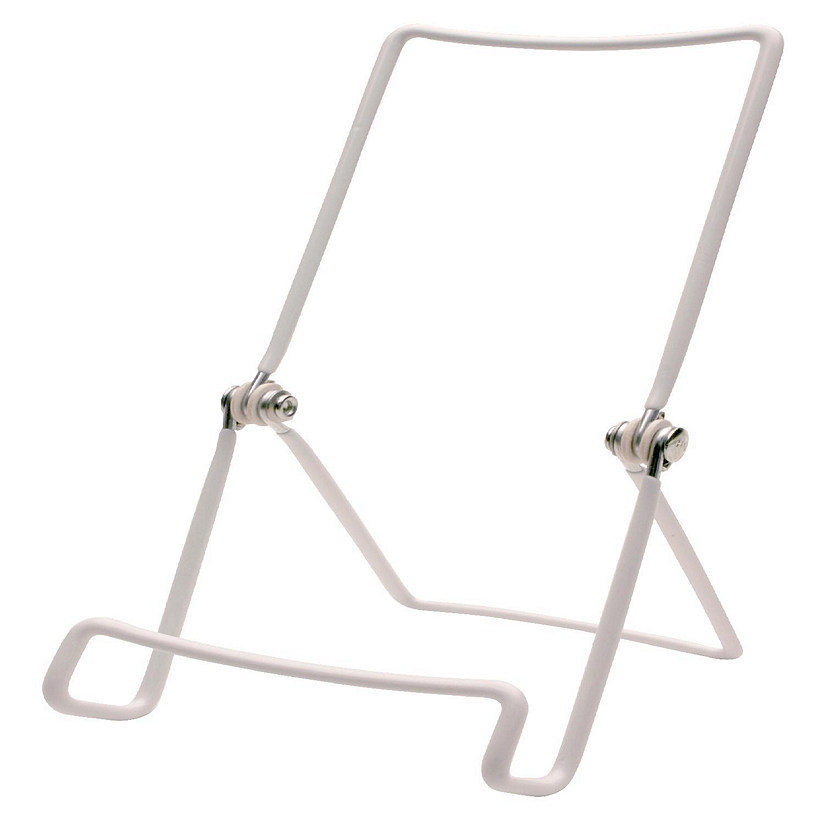 Gibson Holders 3AC Adjustable White Wire Display Easel, 3.75" W x 7.5" H, Pack of 12 Image