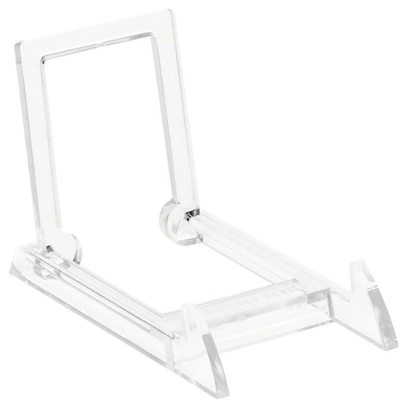 2.25 Clear Acrylic Display Stand Easels, 12 Pack