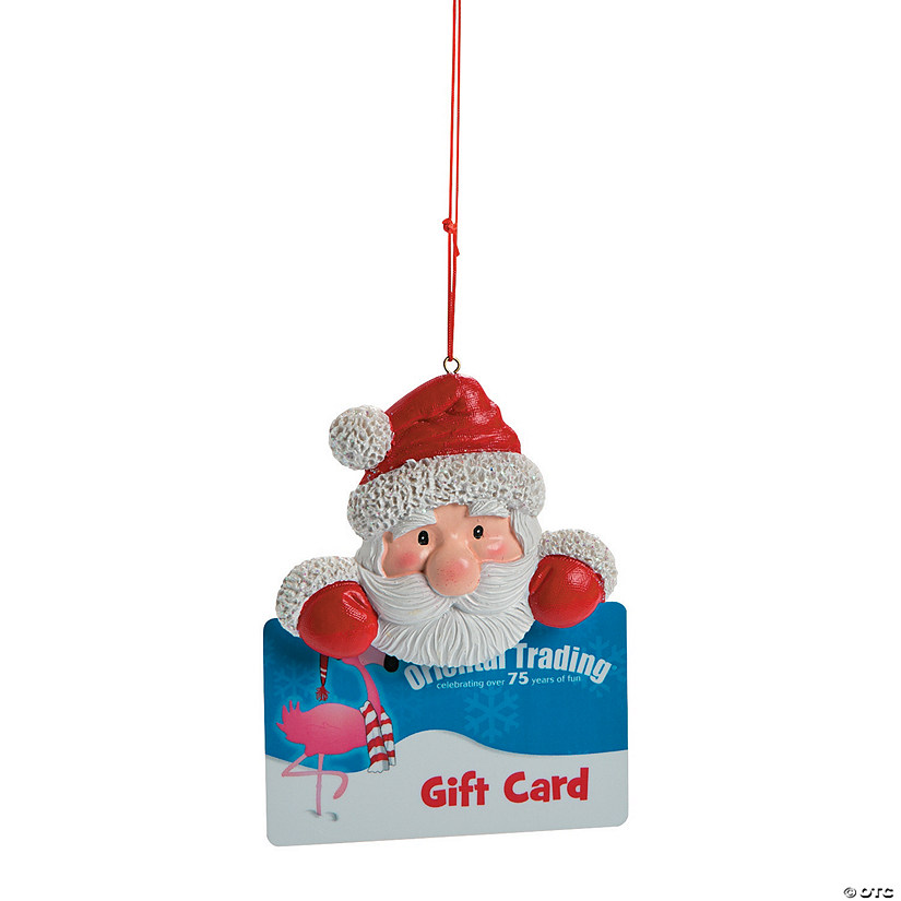 Gift Card Holder Santa Claus Ornament - Discontinued