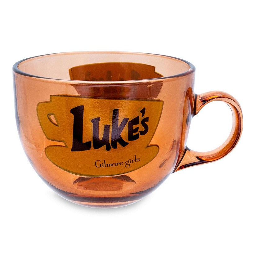 Gilmore Girls Luke's Diner Glass Mug  Holds 16 Ounces Image