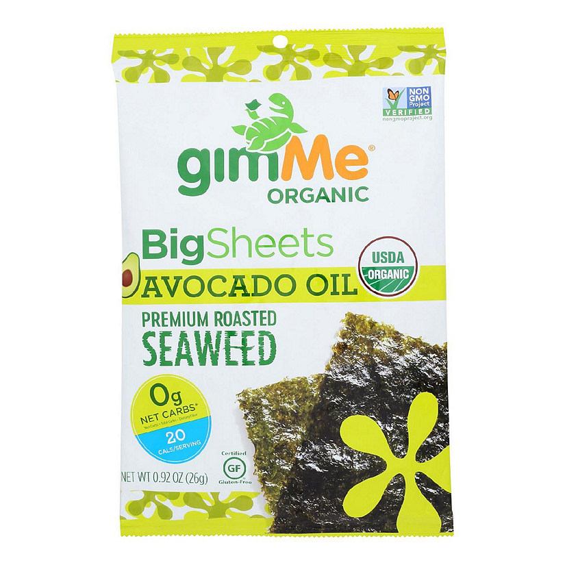 Gimme Seaweed Snacks - Seawd Snack Avocado Oil - Case of 10-.92 OZ Image