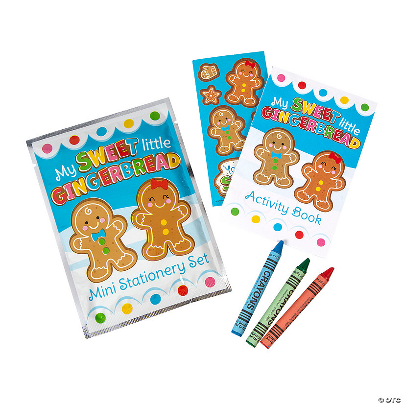 Gingerbread Characters Stationery Sets - 12 Pc. Image