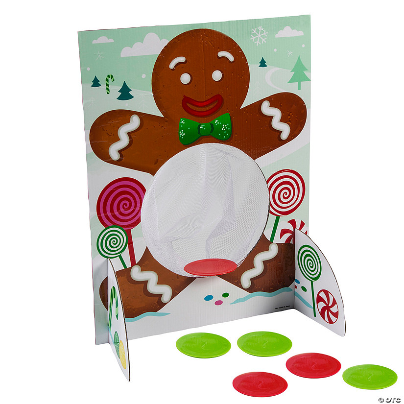 Gingerbread Disc Toss Game Image