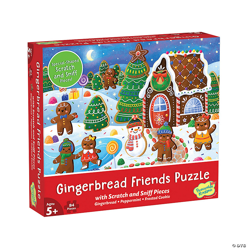 Gingerbread Friends Scratch and Sniff Puzzle Image