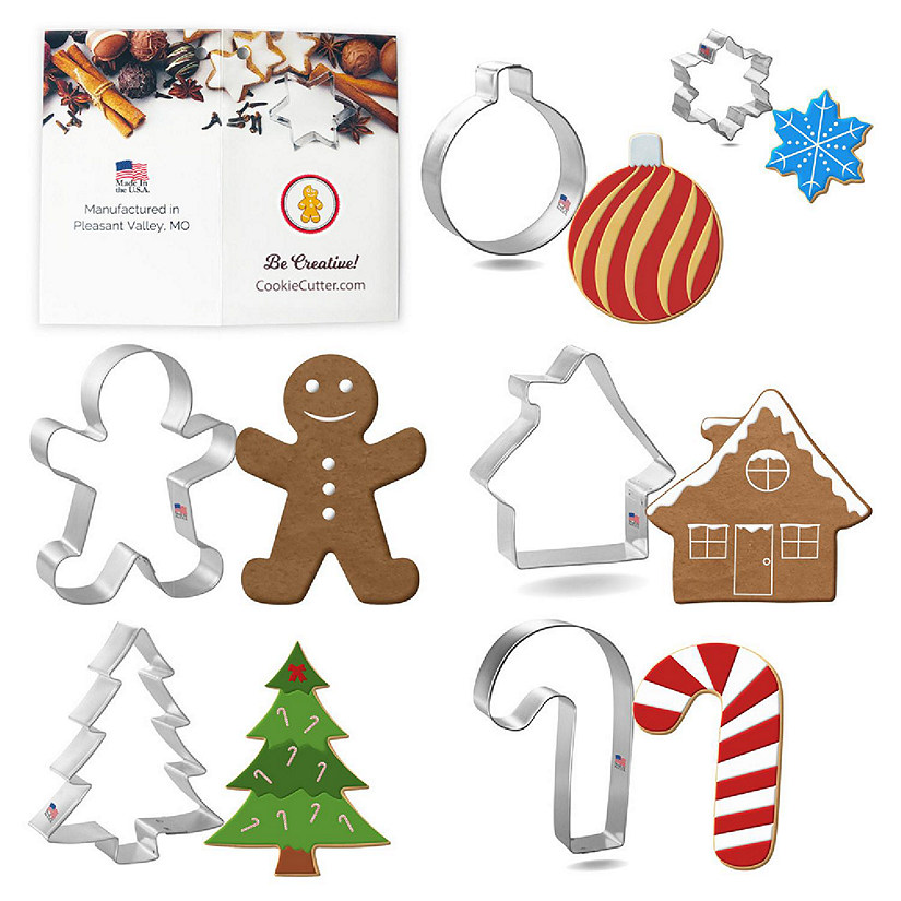 Gingerbread House Cookie Cutter 6 Pc Set HS0517 Image