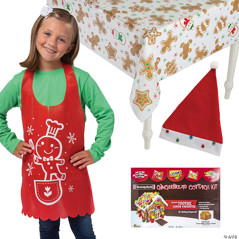 Gingerbread House Decorating Kit for 6 Guests Image