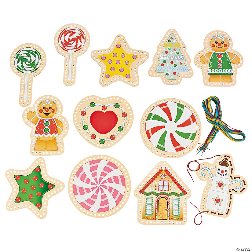Gingerbread Lacing Cards - Discontinued