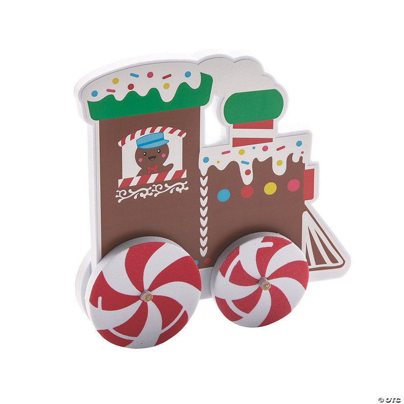 Gingerbread Moving Train Craft Kit - Makes 12 Image