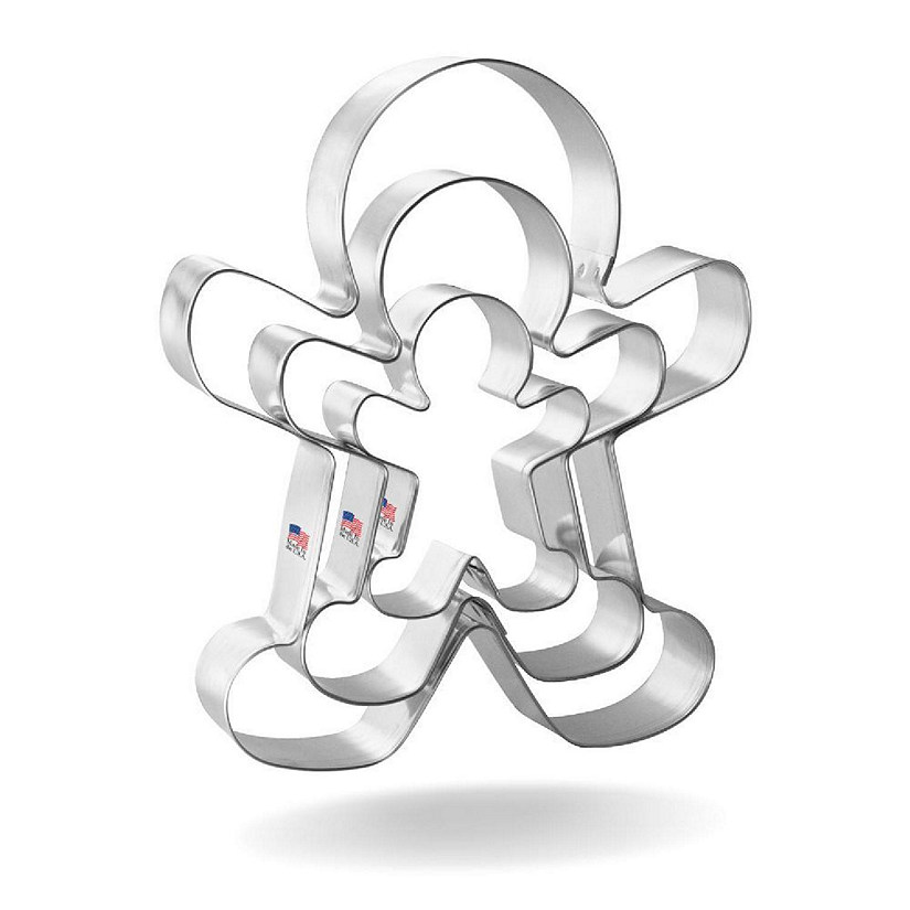 Gingerbread Nested Cookie Cutter Set 3 Piece HS0518 Image