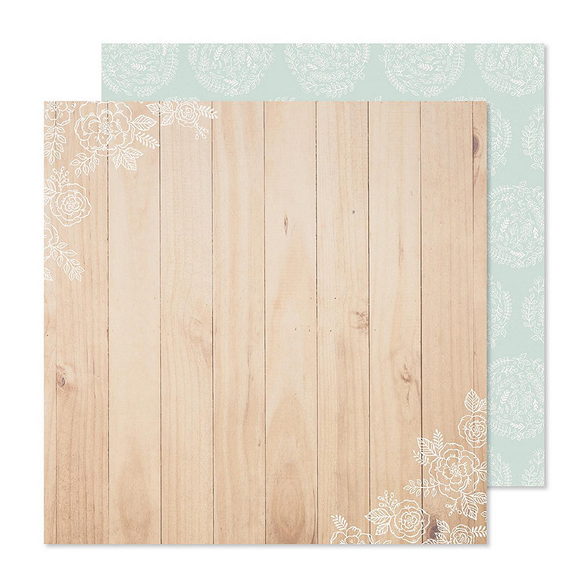 Gingham Garden Double-Sided Cardstock 12"X12"-Timeless Image