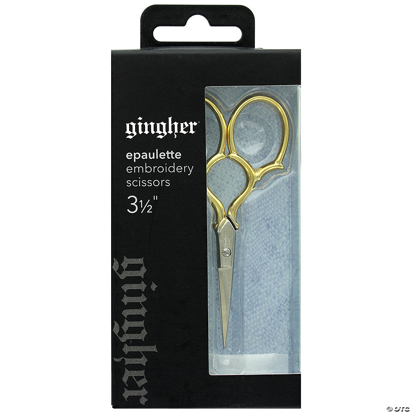 Gingher 3.5" Embroidery Scissors Epaulette