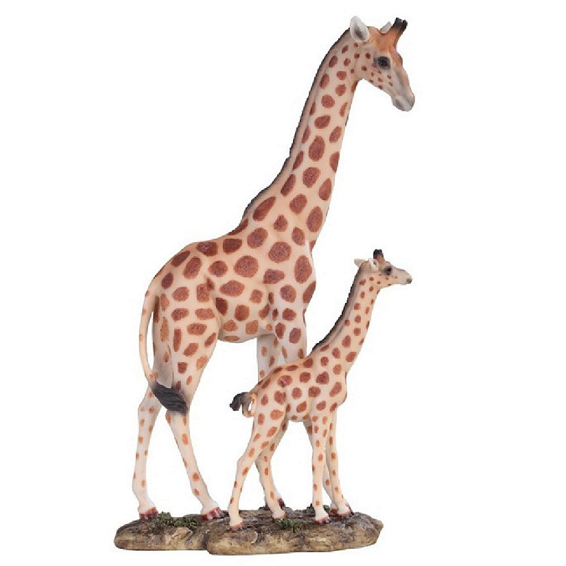 Giraffe With Cub Figurine New Image