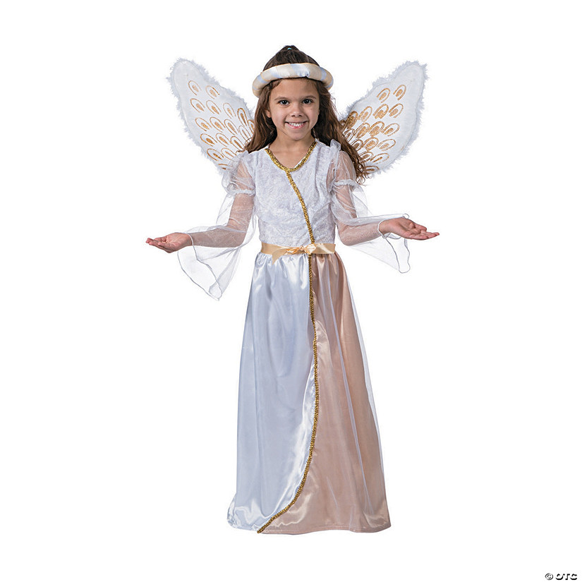 Girl’s Premium Angel Costume - Small | Oriental Trading