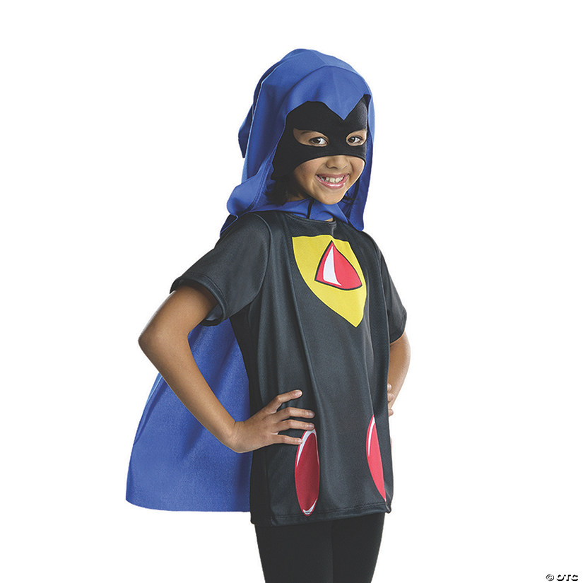 Girl&#8217;s Teen Titans Go!&#8482; Raven Costume Top Image