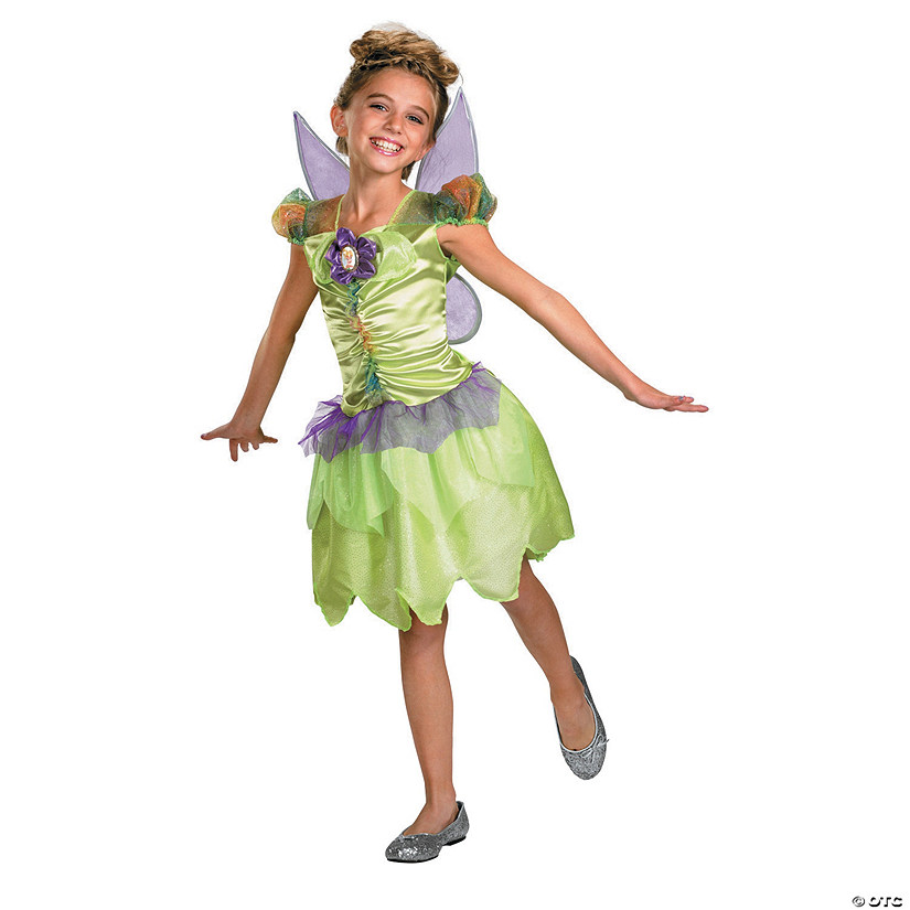 Girl&#8217;s Tinker Bell Rainbow Fairy Costume Image
