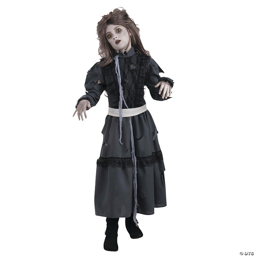 Girl&#8217;s Zombie Costume Image