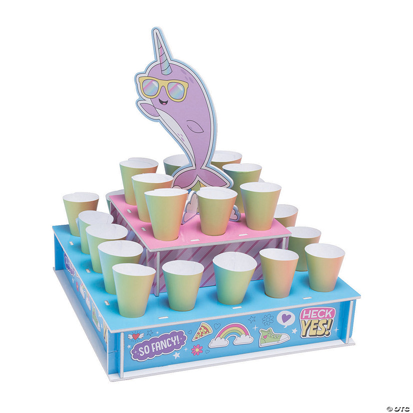 Girl Squad Treat Stand with Cones - 25 Pc. Image