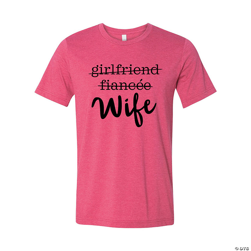 Girlfriend, Fianc&#233;e, Wife Women&#8217;s T-Shirt Image