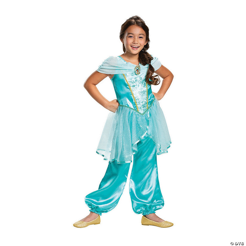 Girl's Classic Aladdin™ Live Action Jasmine Costume - Small | Oriental ...