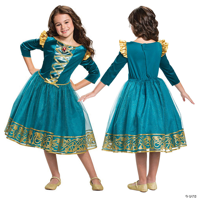 Girl's Classic Disney's Brave Merida Costume Image