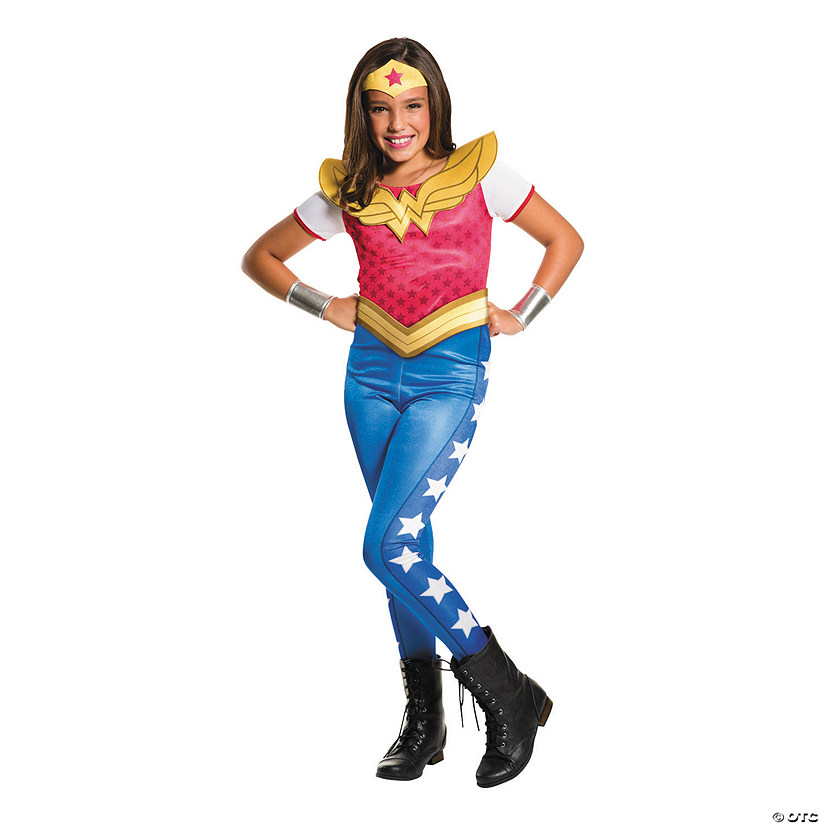 Girl's DC&#8482; Superhero Girls Wonder Woman Costume - Large Image