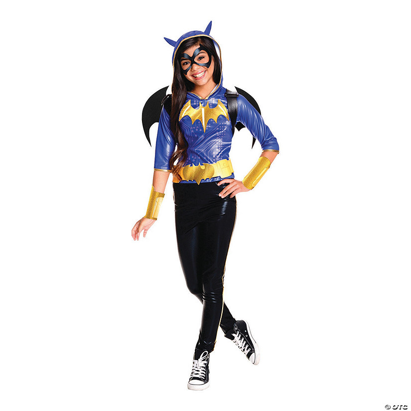 Girl's Deluxe Batgirl Halloween Costume Image