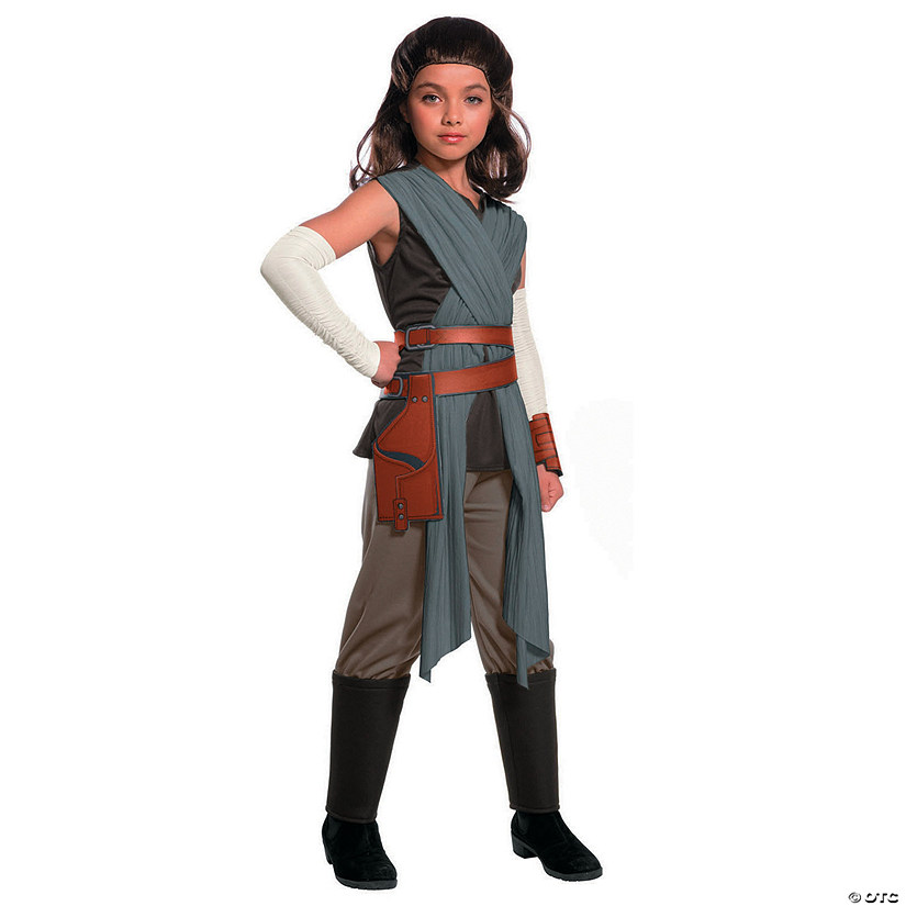 Girl's Deluxe Star Wars&#8482; Episode VIII: The Last Jedi Rey Costume Image