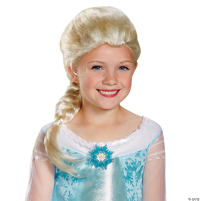 Girl's Disney&#8217;s Frozen Elsa Wig Image