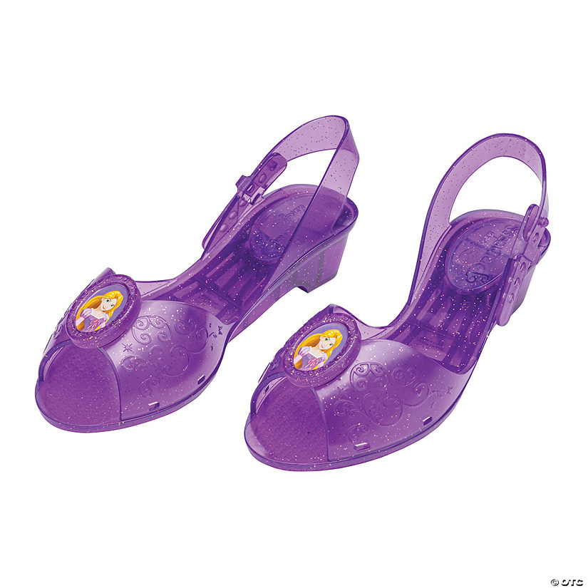 Girl's Disney's Tangled Rapunzel Jelly Shoes - Size 11/12 Image