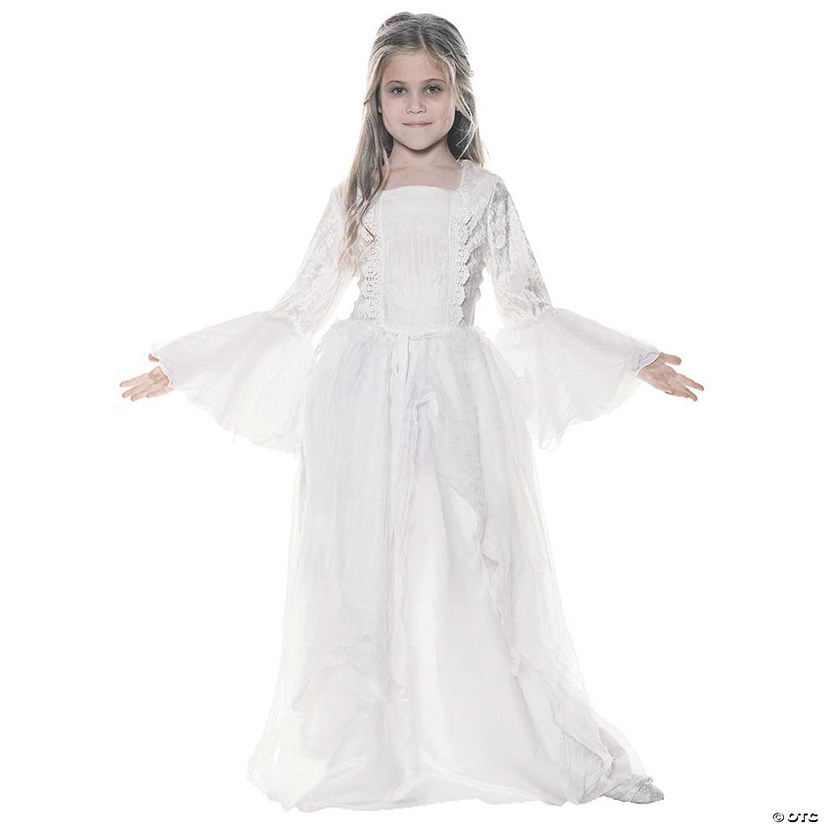 Girl's Ghostly Spirit Costume Image