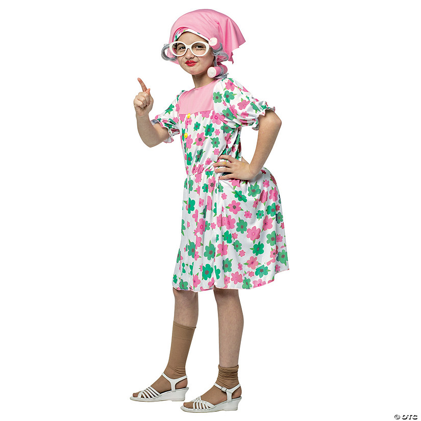 Girl's Granny Costume Image