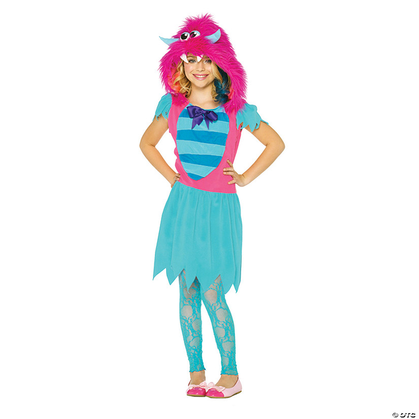 Girl's Growling Monster Costume Image