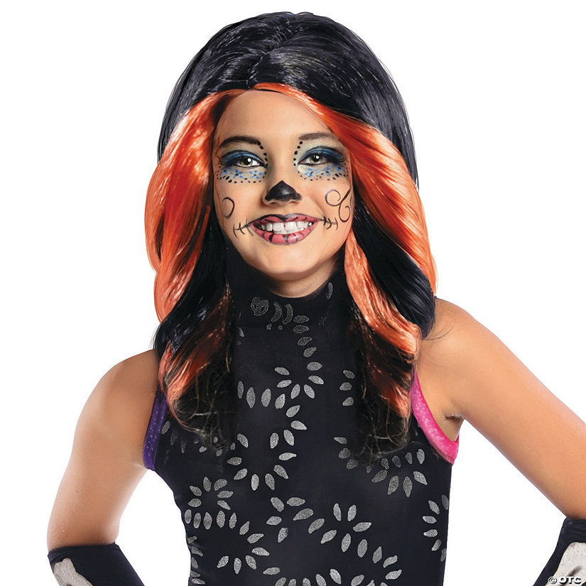 Girl's Monster High&#8482; Skelita Calaveras Wig Image