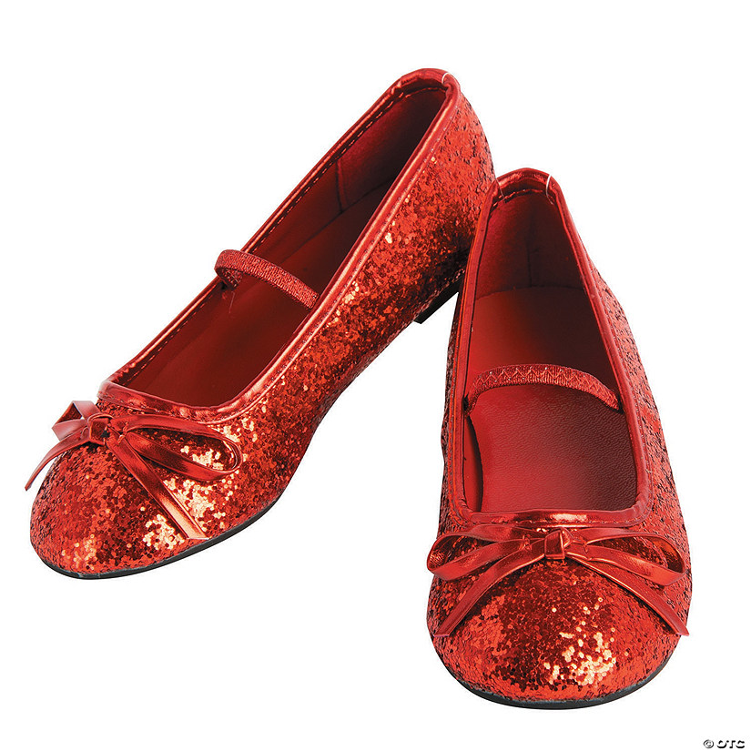 Girl's Red Ballet Shoes - Medium | Oriental Trading