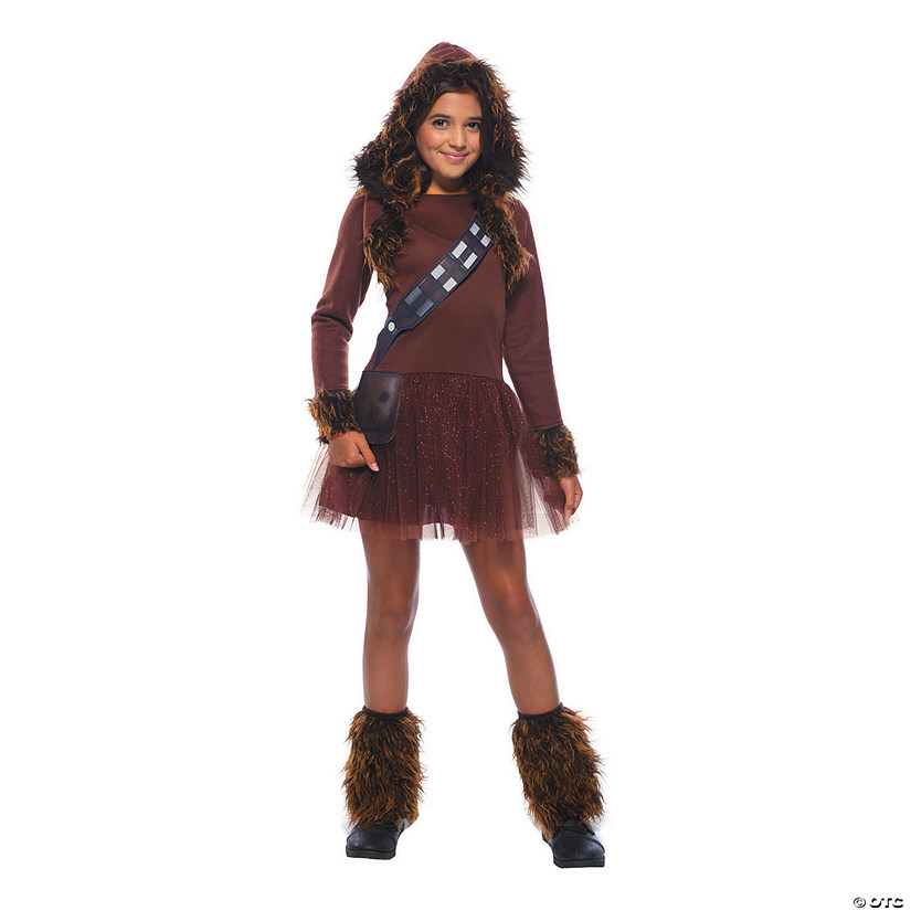 Girl's Star Wars&#8482; Classic Chewbacca Costume Image