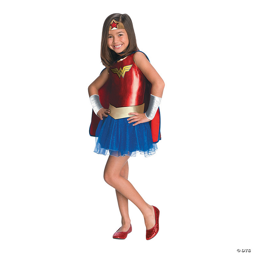 Girl's Tutu Wonder Woman Costume Image