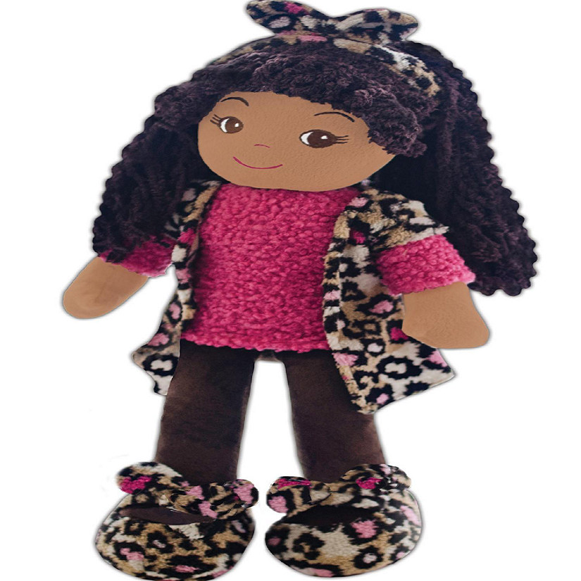 GirlznDollz Emme Pink leopard Print Doll Image